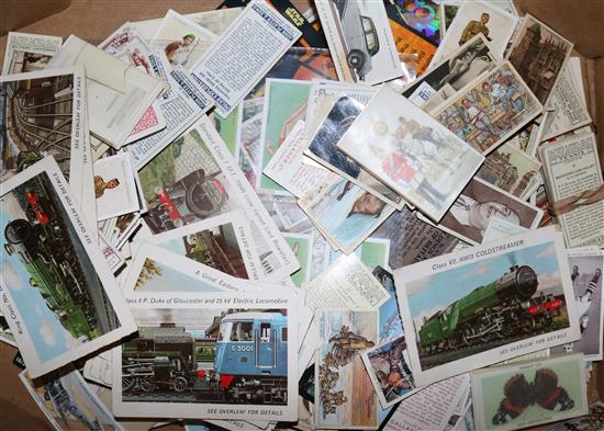 Ephemera, cigarette cards and album